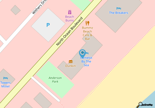 Camelot By The Sea map location