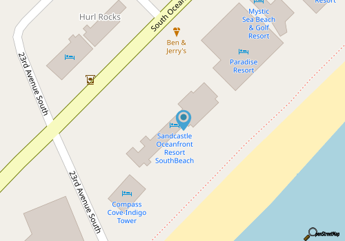 Sand Castle Resort map location