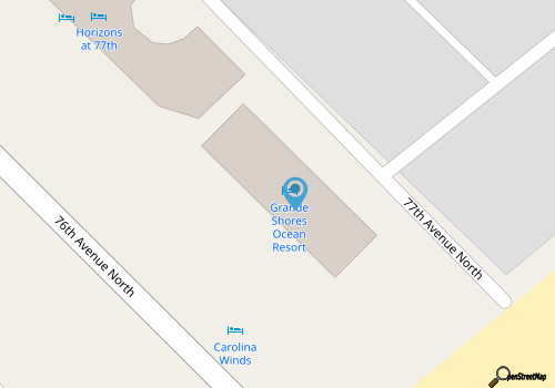 Grande Shores Ocean Resort map location