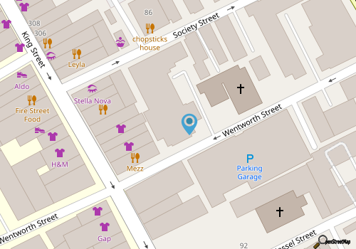 Renaissance Charleston Historic District Hotel map location