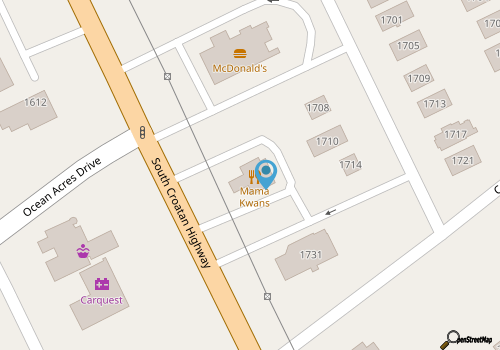 Mama Kwan's Grill & Tiki Bar map location