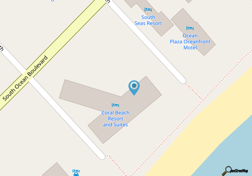Coral Beach Resort & Suites map location