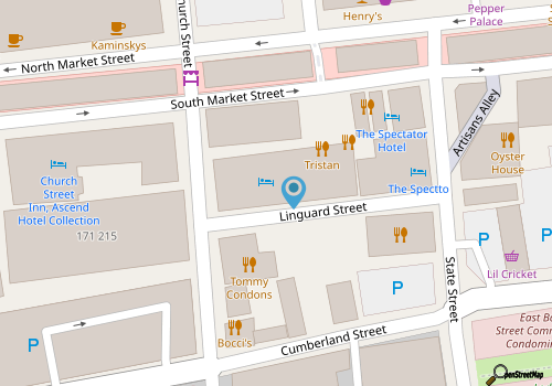 French Quarter Inn map location