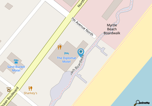 The Diplomat Family Motel map location