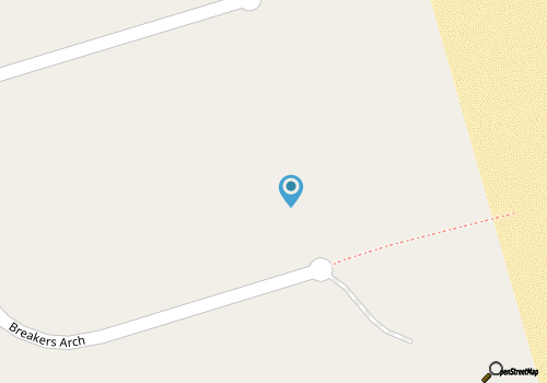 THE SANDY BLUE map location