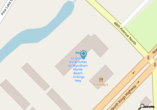 La Quinta Inn & Suites Myrtle Beach at 48th Avenue map location