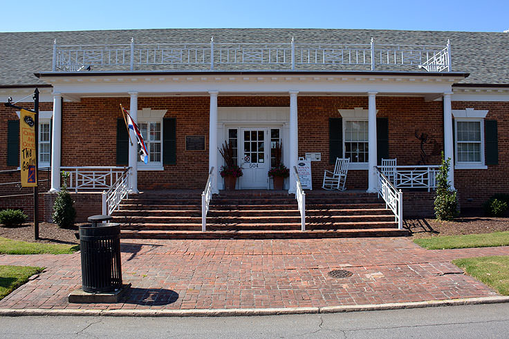 Exterior of the Chowan Arts Council, Edenton, NC