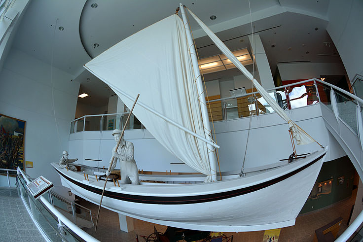 A display inside the Museum of the Albemarle in Elizabeth City, NC