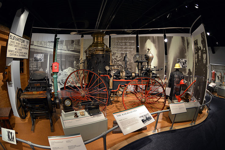 Exhibits at the Museum of the Albemarle in Elizabeth City, NC