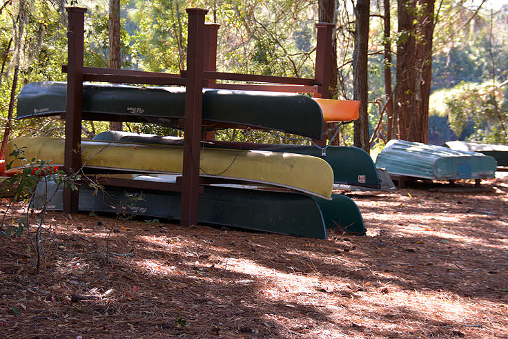 Canoe rentals at Sea Pines Forest Preserve in Hilton Head, SC