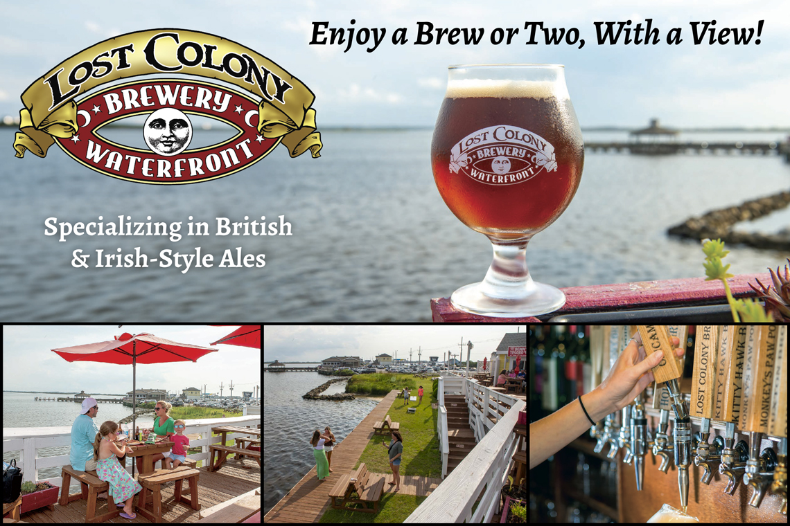 Lost Colony Brewery's Waterfront Beer Garden