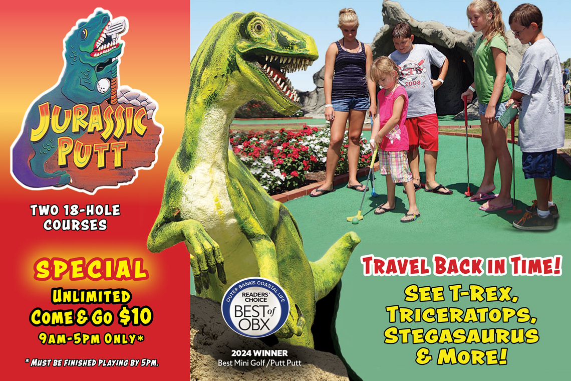 Jurassic Putt Deals & Promos - OuterBanks.com