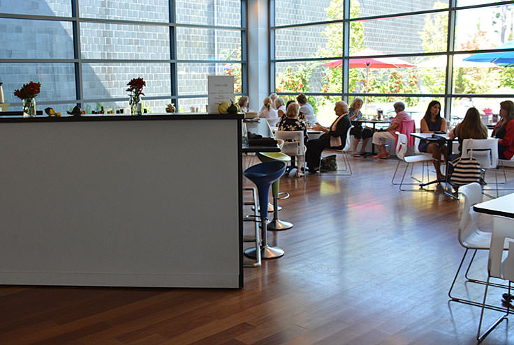 Cameron Art Museum dining room