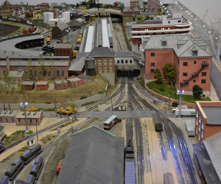 Miniature train display at the Wilmington Railroad Museum