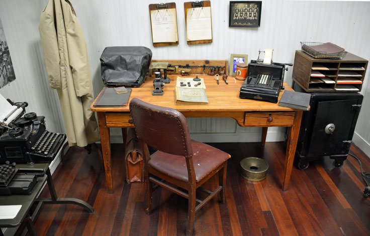 Exhibits at the Wilmington Railroad Museum